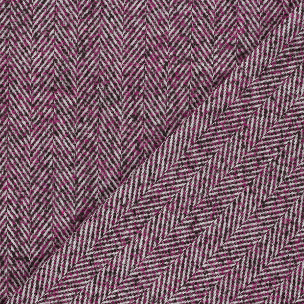 Jacquard stof Effen brushed 
