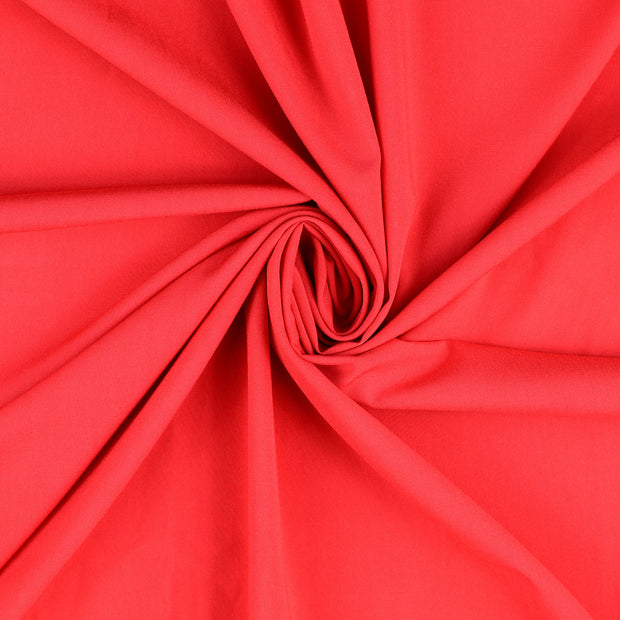 Viscose Poplin fabric Red 