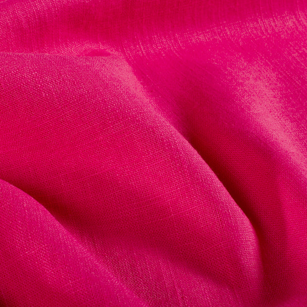 Linen fabric Unicolour Fuchsia