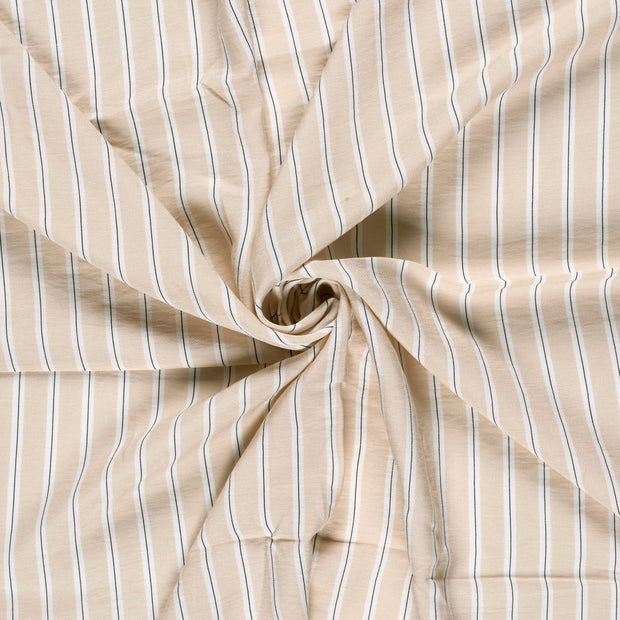 Viscose Nylon Crepe fabrik Beige bedruckt 