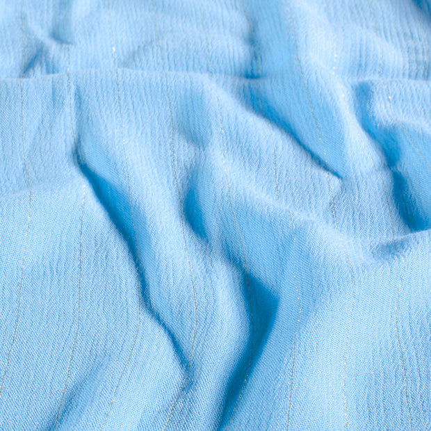 Crepe fabric Unicolour Baby Blue