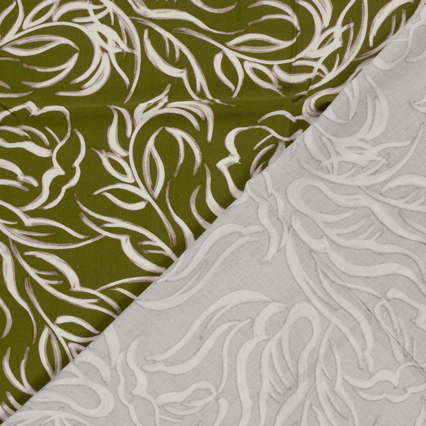 Viscose Twill stof Abstract bedrukt 