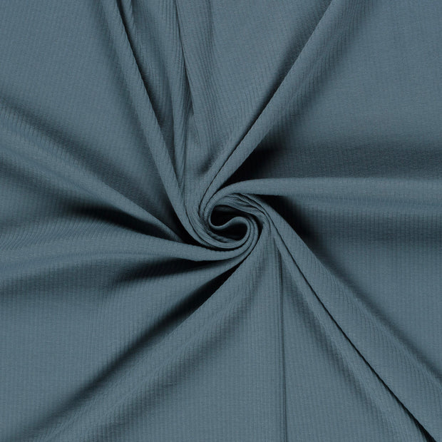 Rib Jerséis tela Azul acero 