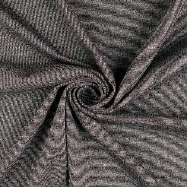Polyester Jersey tela Gris 
