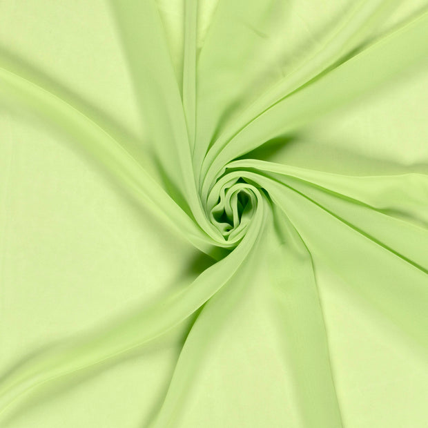 Chiffon fabrik Lime Grün 