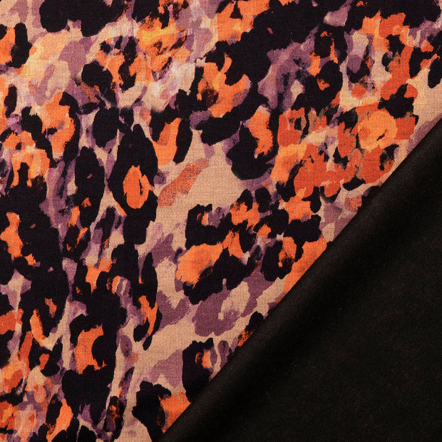 Jersey fabric Red digital printed 