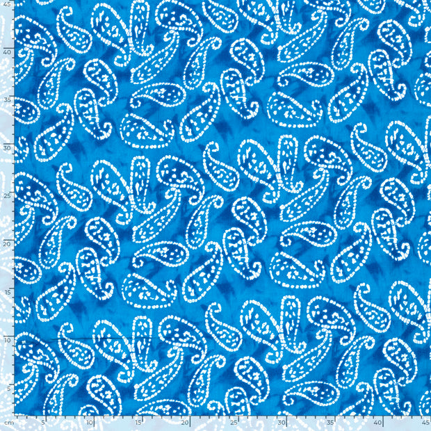 Voile fabrik Abstrakt Aqua
