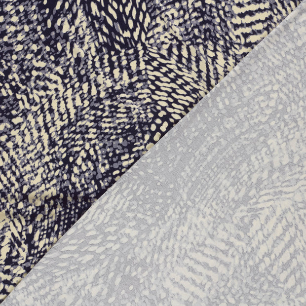 Viscose Vortex Jersey fabric Abstract printed 