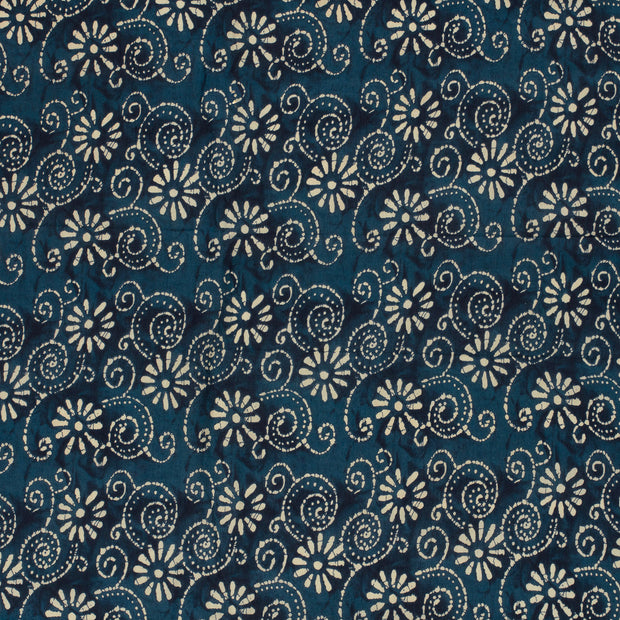 Voile stof Indigo 