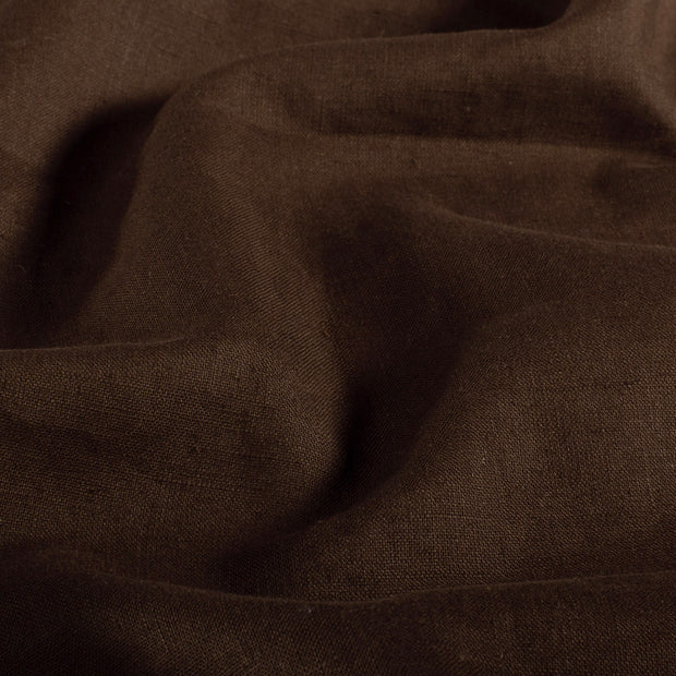 Leinen fabrik Uni Braun