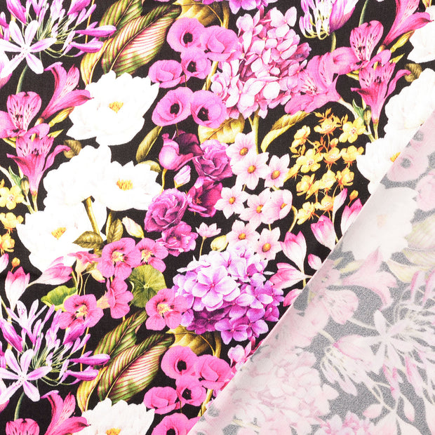 Viscose Satin fabric Multicolor digital printed 