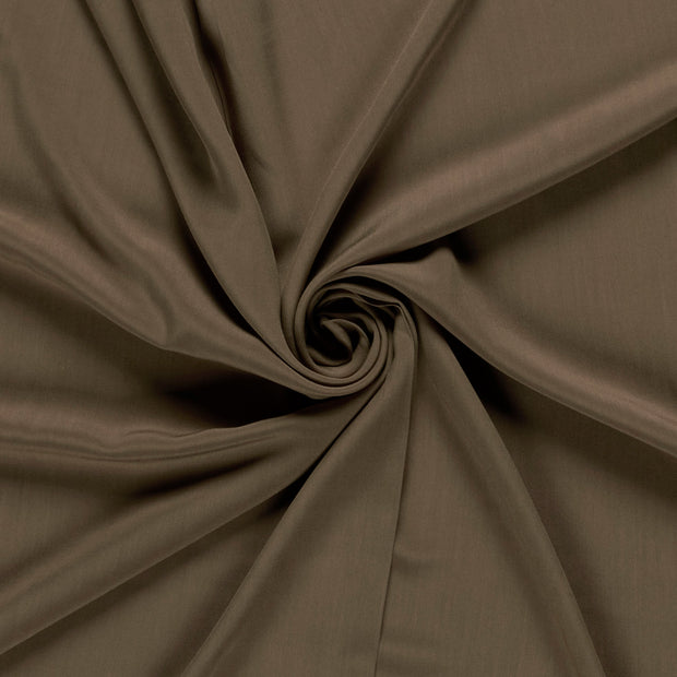 Viscose Poplin fabric Taupe Grey 