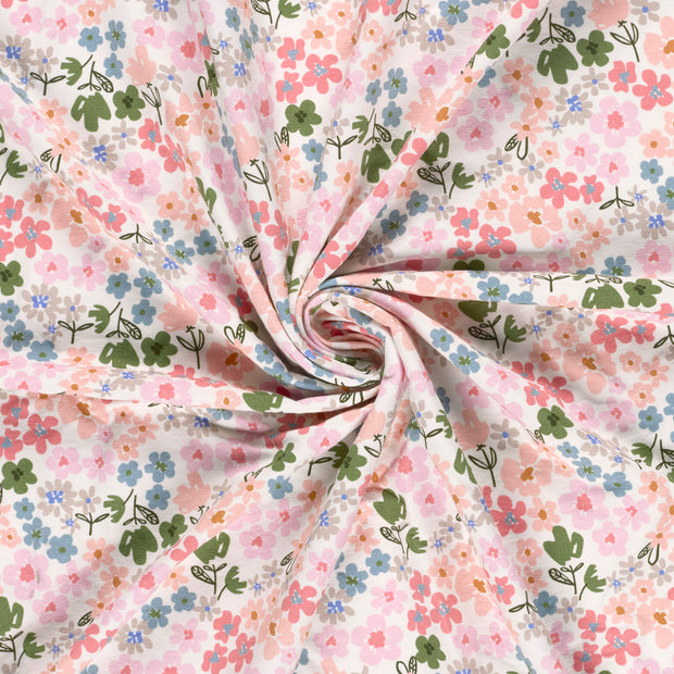 French Terry fabric Off White digital printed 