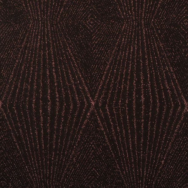 Jersey fabric Geometric pattern Rose Gold