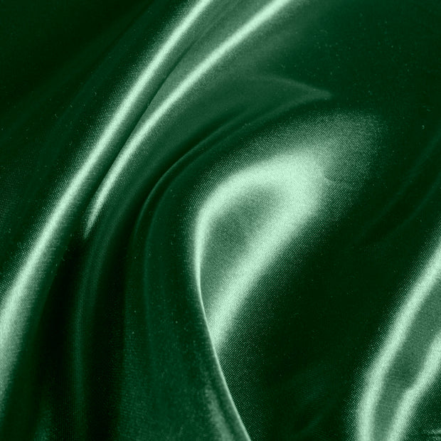 Satén tela Unicolor Verde oscuro