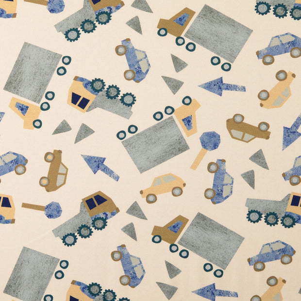 Jersey fabric Off White 