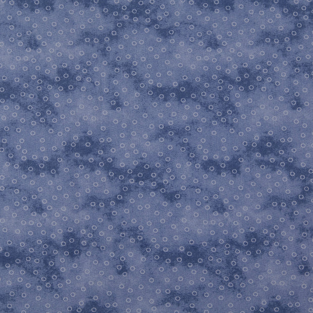 Baumwolle Popeline fabrik Geometrische Blau
