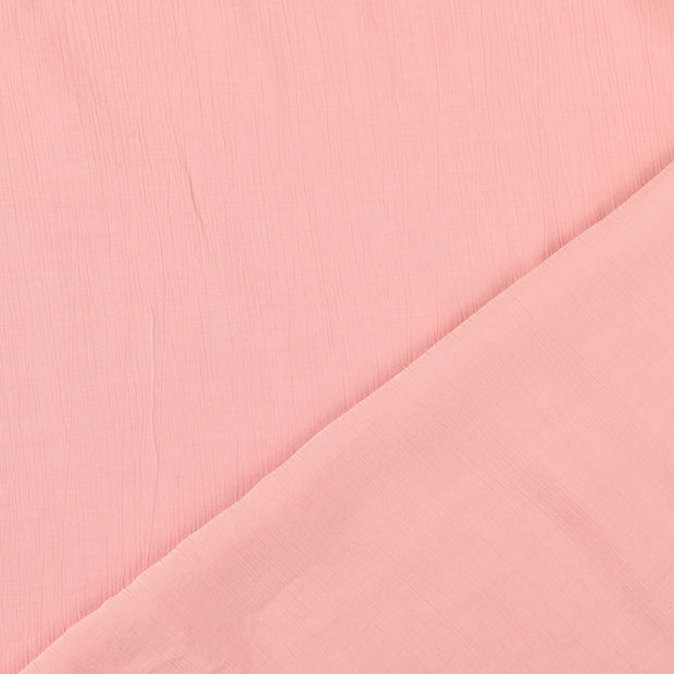 Viscose Poplin fabric Light Pink crushed 
