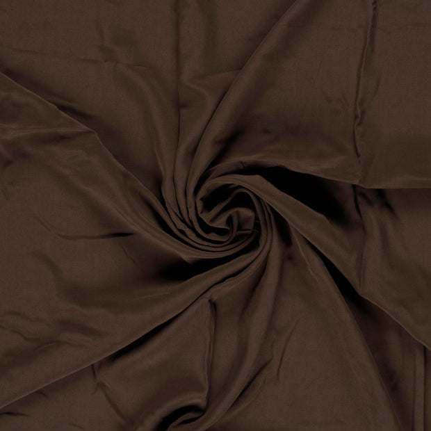 Viscose Poplin fabric Brown 