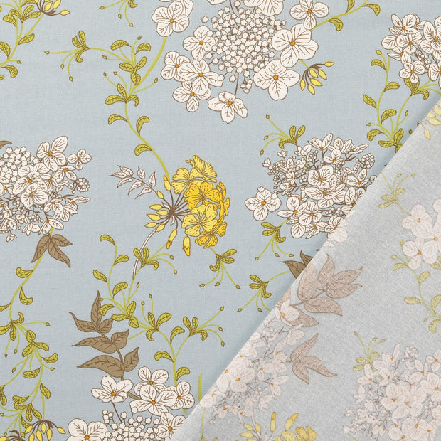 Cretonne fabric Sky Blue 