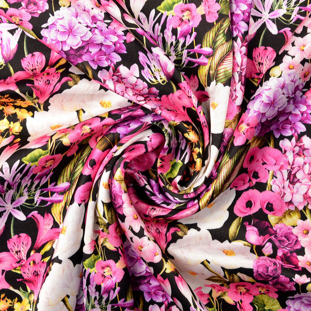 Viscose Satin fabric Multicolor 