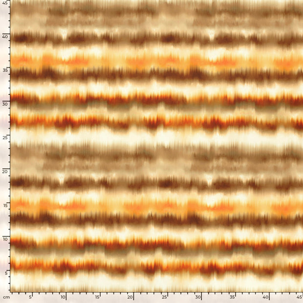 Swimwear Jersey UPF50 Recycled tissu Abstrait Marron