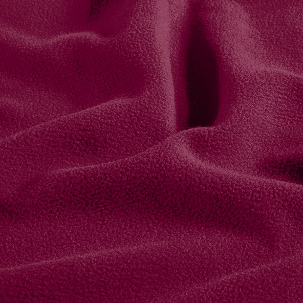 Fleece fabric Unicolour Magenta