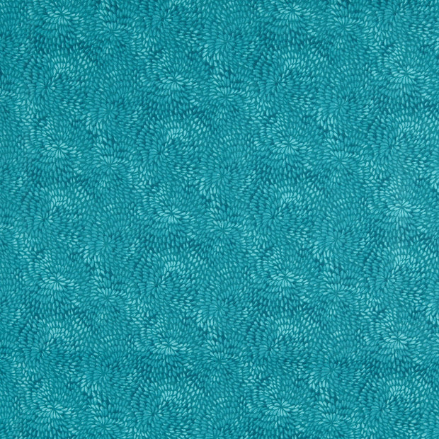 Cotton Poplin fabric Checks Petrol