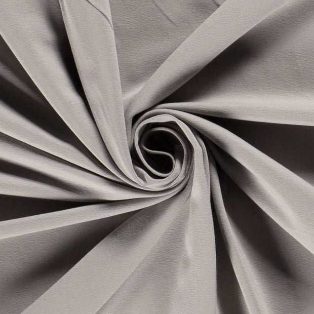 Jersey tissu Unicolore Gris