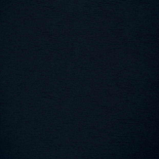Woven Polyester fabric Navy crushed 
