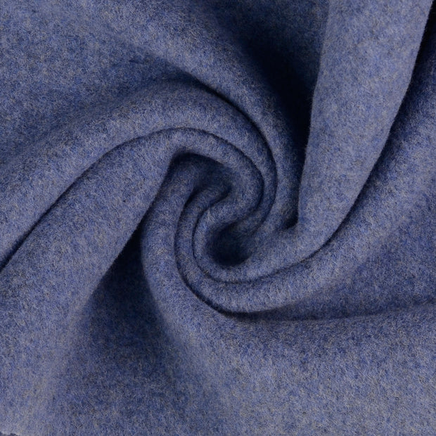 Fleece fabrik Indigoblau 