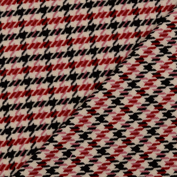 Tweed fabrik Mehrfarbig garngefärbt 