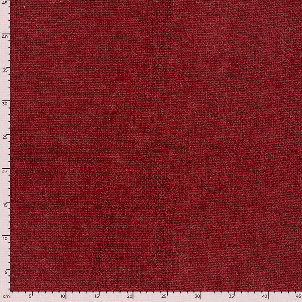 Chenille fabric Unicolour dyed 