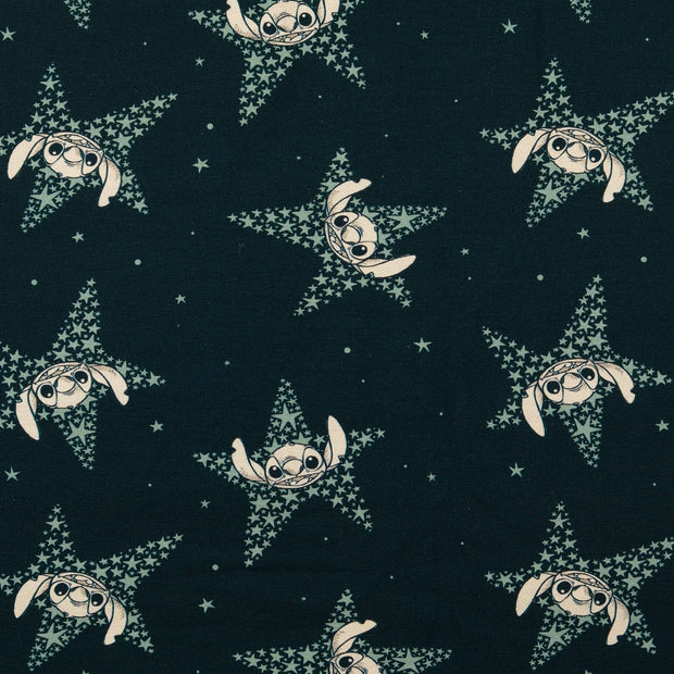 Jersey fabric Stars Navy