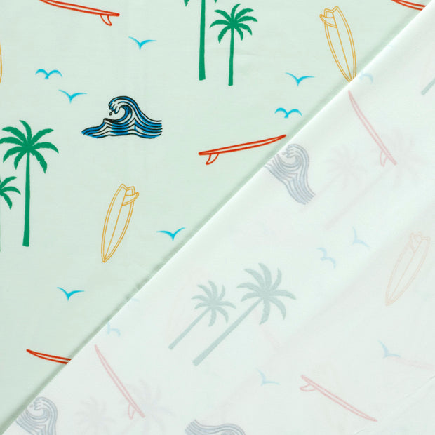 Jersey fabric Crocodiles printed 