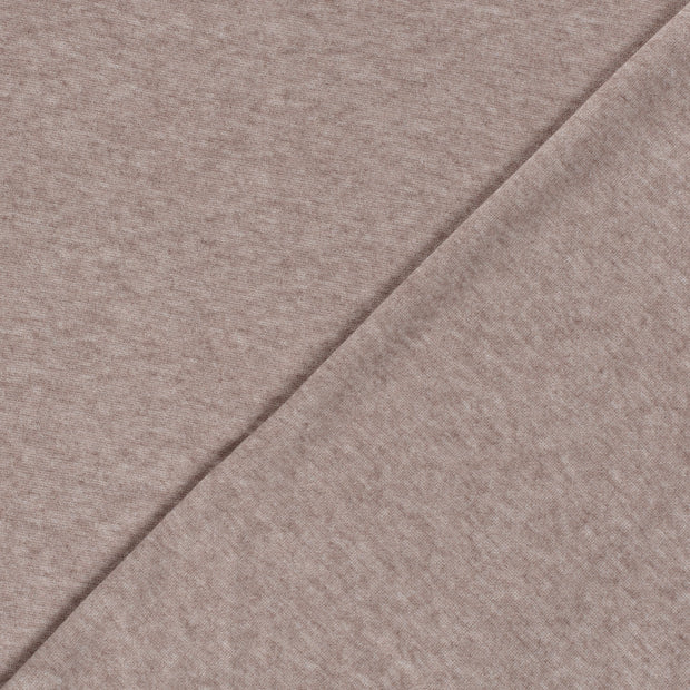 Heavy Knit stof Melange brushed 