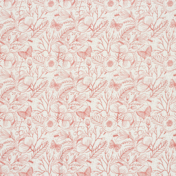 Muslin fabric Off White matte 