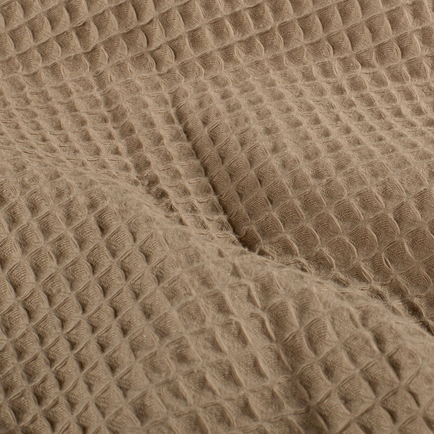 Waffle piqué fabric Unicolour Camel