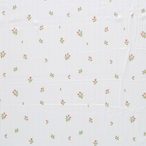 Pinpoint fabric Off White soft 