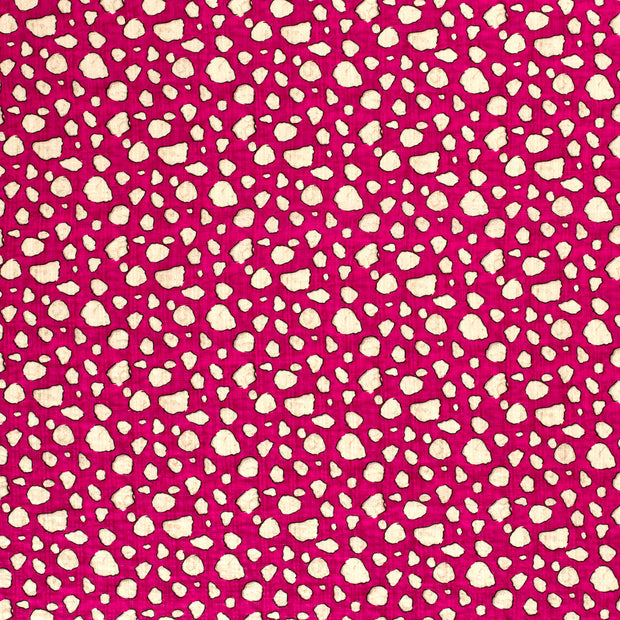 Viscosa Algodón Tejido tela Fucsia mate 