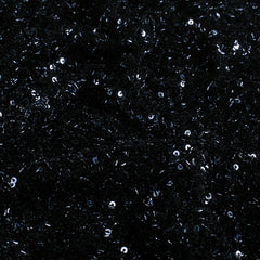 Mesh Paillette Uni Marine