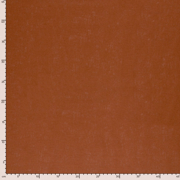 Woven Polyester fabric Unicolour Brique