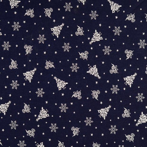  fabric Trees Navy