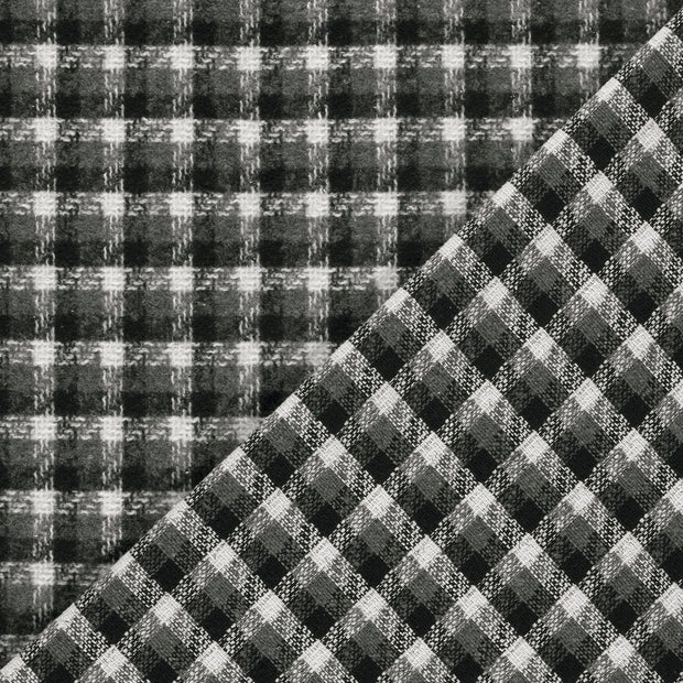 Jacquard fabrik Karo's gebürstet 