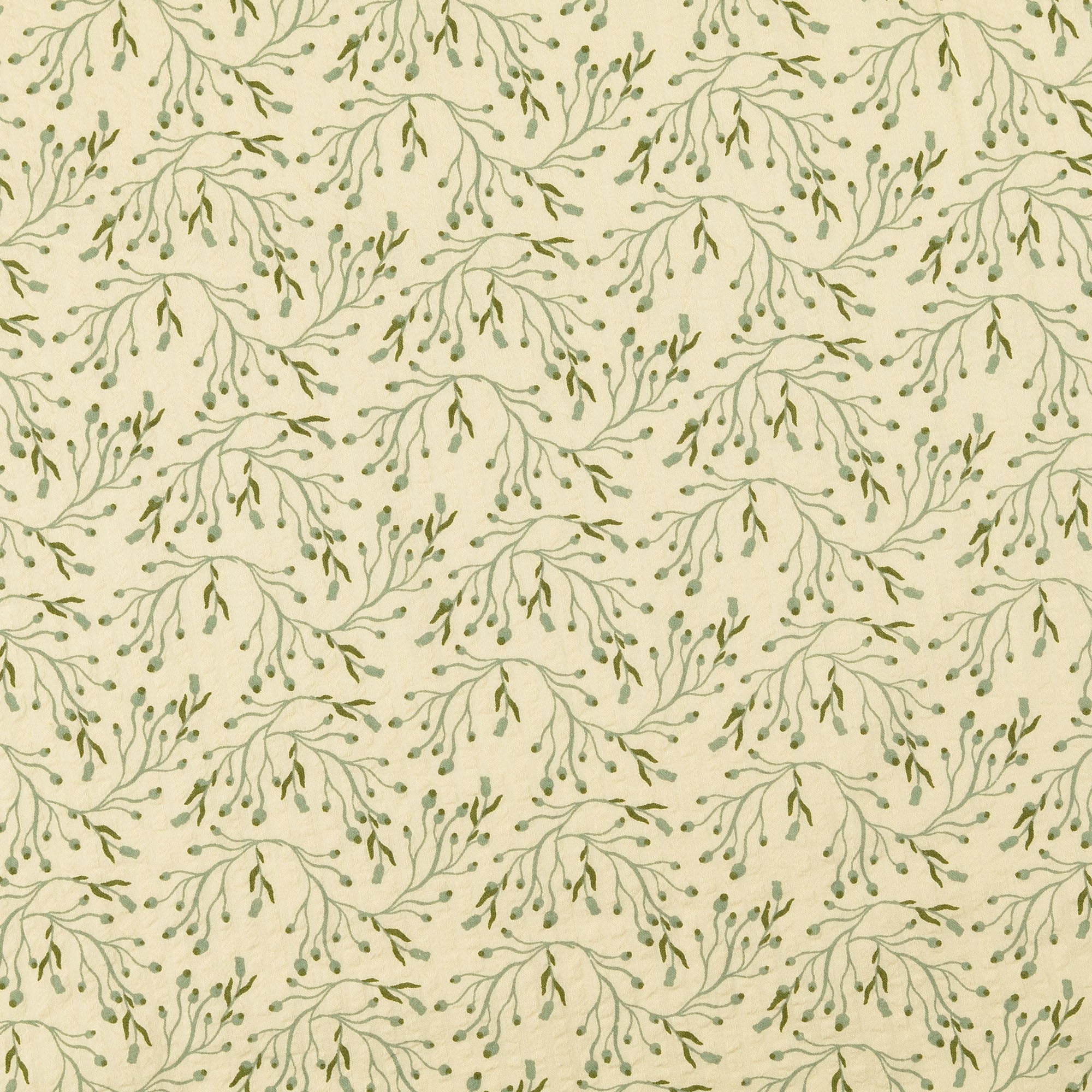 fabric Flowers Olive Green | Wholesale fabrics | Nooteboom Textiles