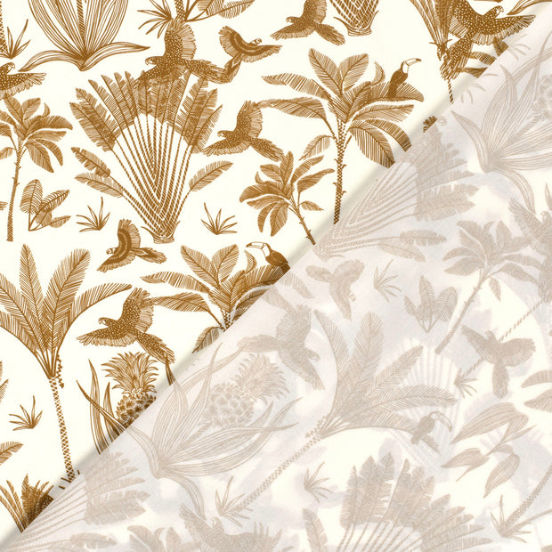 Viscose Poplin fabric Palmtrees digital printed 