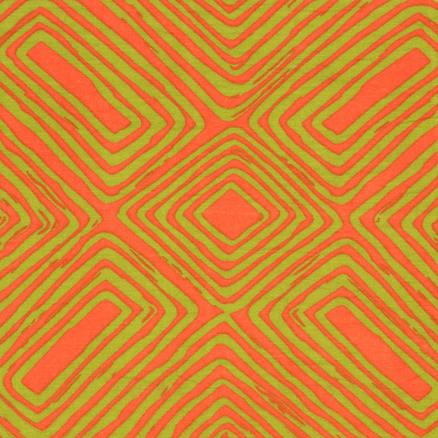 Viscosa Nylon Twill tela Abstracto Coral