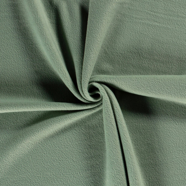 Polar Fleece fabric Dark Mint brushed 