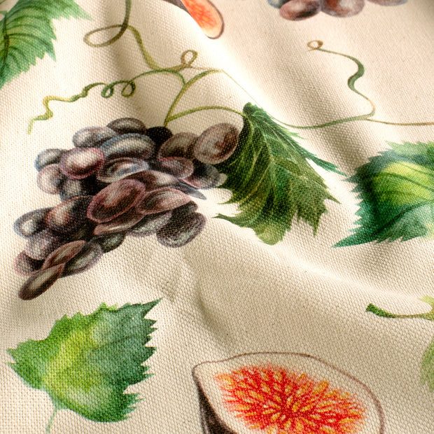 Panama stof Fruit & vruchten Beige