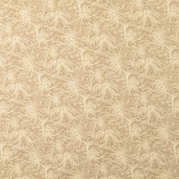 Cotton Poplin fabric Camouflage Beige